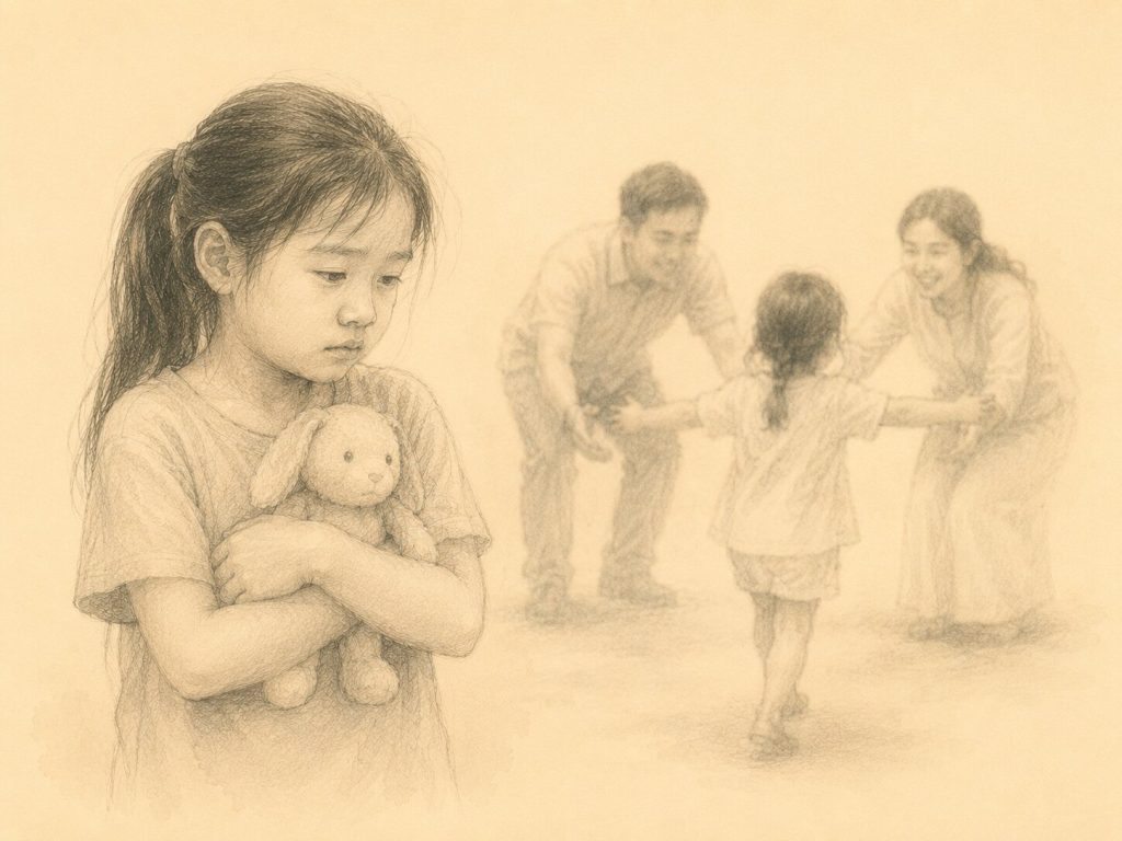 Con ích kỷ, không chịu chia sẻ tình cảm bố mẹ